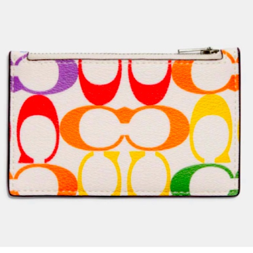 🌈 NWT Coach “Pride” Zip Card Case (COPY)